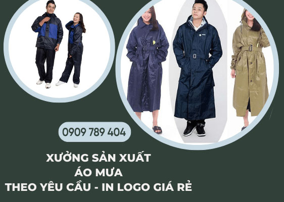 xưởng sản xuất áo mưa